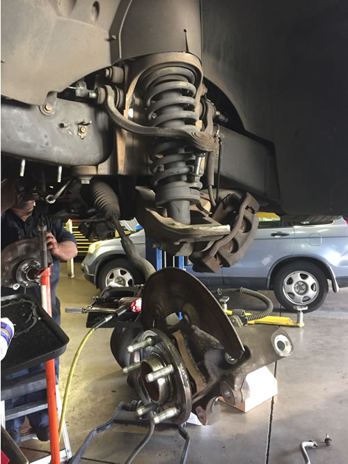 services suspension 2 Pearl City Auto Works offers quality Aiea Suspension Repair and Service